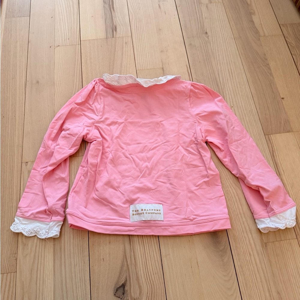 The Beaufort Bonnet Company-NWOT- Girls Swim Shirt Size 5 - Picture 3 of 4